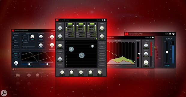 Harrison Audio 3D Delay free audio effects plug-in Dyno Mite Spectral Gate Stunning Phaser