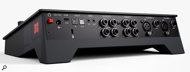 Harrison Flex-10 two-channel desktop audio interface USB ADAT