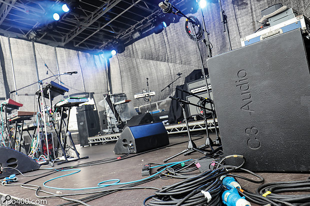 Turbosound TFM-560s were used for the stage wedges.