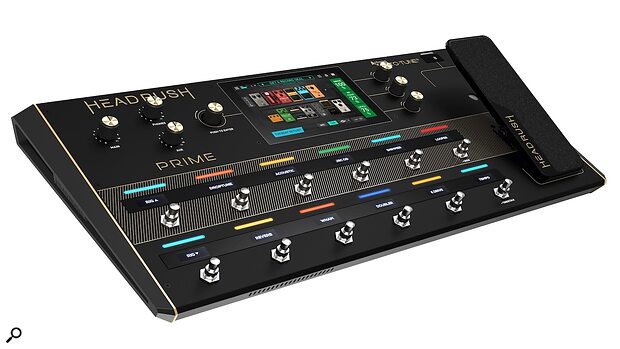 HeadRush Firmware guitar amp effects modelling hardware built-in Drum Machine backing Tidal streaming