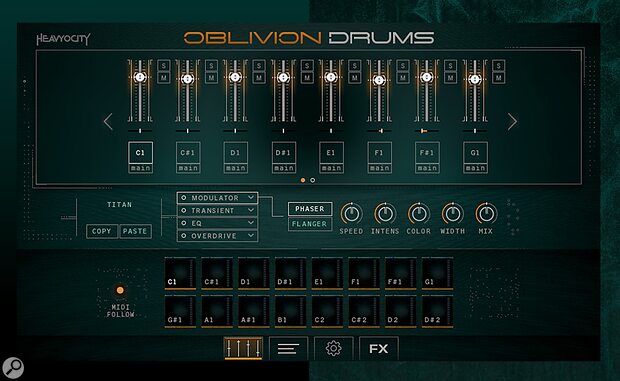 Heavyocity Oblivion Drums hard-hitting cinematic trailer drums percussion sample library