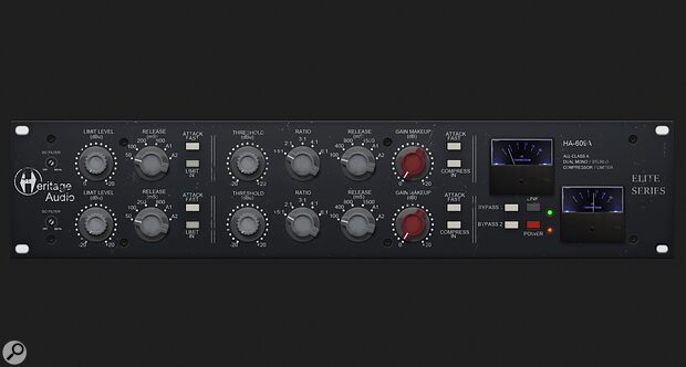 Heritage Audio HA-609A plug-in Neve 33609 diode-bridge compressor