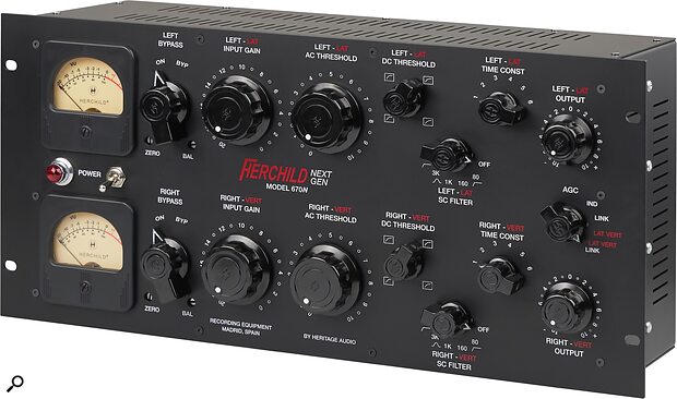 Heritage Audio Herchild Next Gen Model 670N hardware Fairchild compressor limiter remake