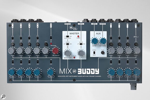 Heritage Audio Mix Buddy instrument-level mixer