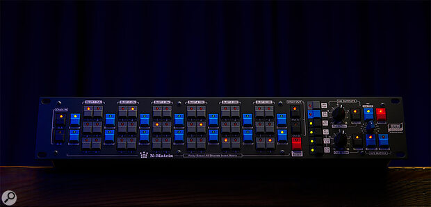 HUM Audio Devices N-Matrix all-analogue outboard mixing mastering insert switcher Mid-Side parallel processing