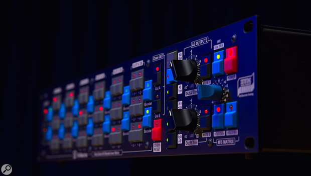 HUM Audio Devices N-Matrix all-analogue outboard mixing mastering insert switcher Mid-Side parallel processing