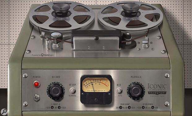 Iconic Instruments Transport Vintage Tape analogue emulation saturation plug-in