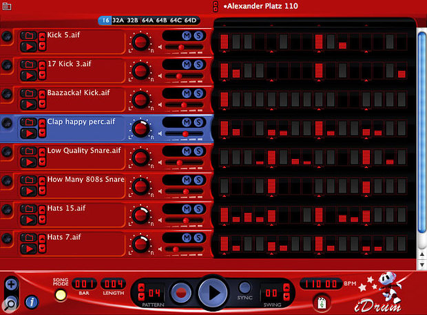 ...or in this one? Two of iDrum's alternative 'skins'.