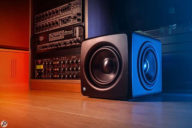 IK Multimedia iLoud Sub studio compact subwoofer ARC X room correction