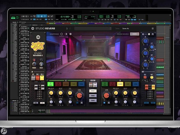IK Multimedia Sunset Sound Studio Reverb II room emulation plug-in