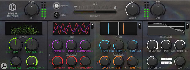 IK Multimedia T-RackS 6 Prism Reverb effects plug-in