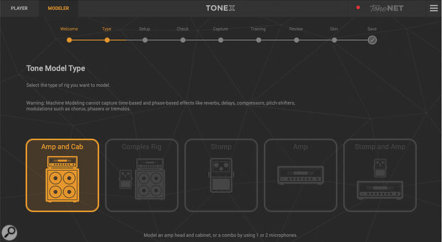 The software walks you through setting things up, including focusing the machine‑learning process on the sort of setup you’re trying to capture, as well as providing a helpful routing diagram.