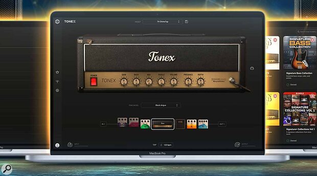 IK Multimedia Tonex 2 guitar bass amp effects modelling software