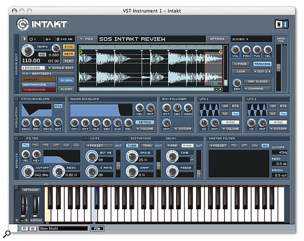 Beat Machine is designed to detect individual hits within a drum loop and slice it up accordingly.