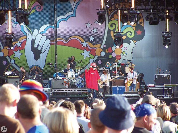 Super Furry Animals take to the stage...