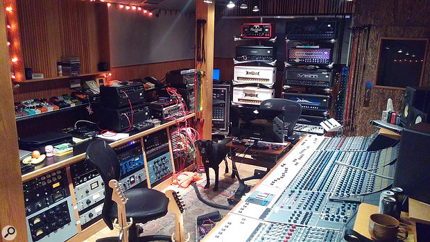 The tracking sessions for Gore represented an unusually long block booking for Megawatt Studio A, with its vintage Neve 8058 console.