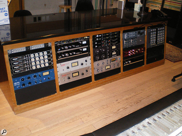 Matt Hyde’s mixes made much use of the outboard in Studio B.