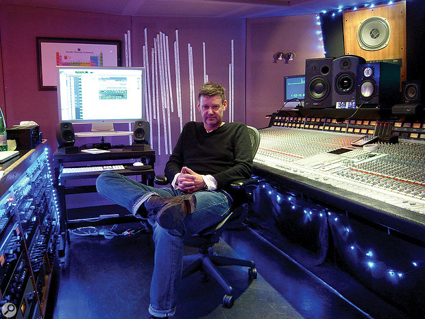 Alan Moulder at Assault & Battery Studio in London, where Celebration Day was mixed partly in Pro Tools and partly on the SSL desk.