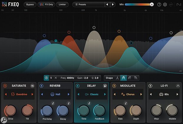iZotope FXEQ multi-effects plug-in
