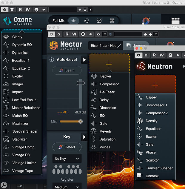 Neutron is available in bundles with iZotope’s Ozone and Nectar, and together they form a very impressive mixing and mastering toolkit.