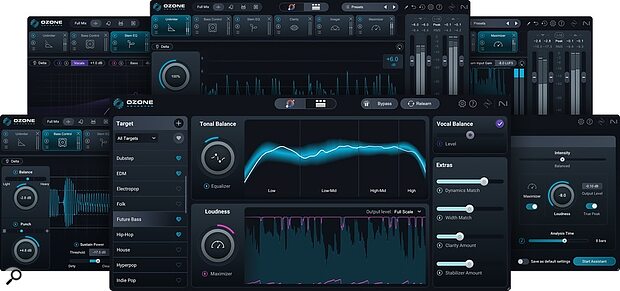 iZotope Ozone 12 Stem EQ Unlimiter Bass Control IRC 5 limiting algorithm mastering plug-in suite update