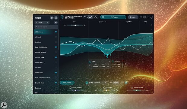 iZotope Tonal Balance Control 3 mix master reference track comparison plug-in