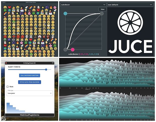 JUCE 8 audio application plug-in development platform tool