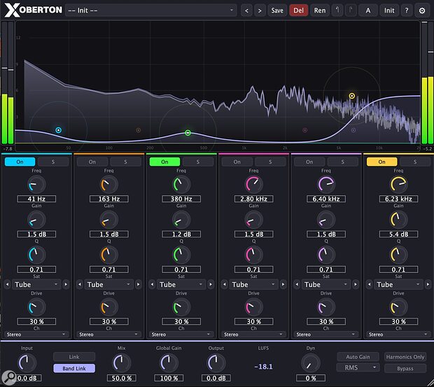 Kreuzberg Audio Oberton multiband distortion saturation plug-in