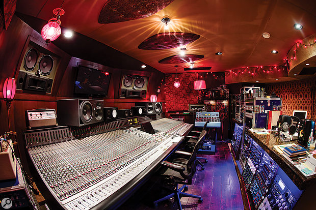 All of Larrabee’s control rooms, including Studio 2 shown here, are based around SSL consoles.