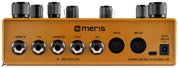 The Enzo X supports mono or stereo inputs and outputs, while the MIDI DINs facilitate tempo sync and even remote triggering of the synths.