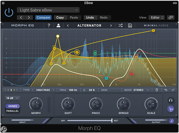 Minimal Audio Morph EQ