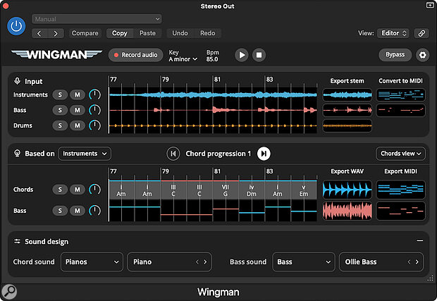 author screen — payable