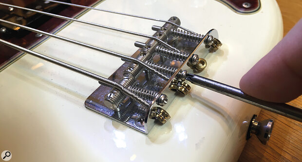 Accurately adjusted intonation is essential for achieving a good recording of your bass.