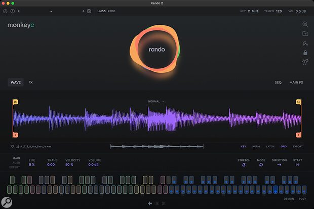 MonkeyC Rando 2.5 sampler software
