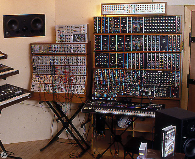 The extended System 55 modular at UK collector Martin Newcombe's former Museum Studios, photographed in 2000.