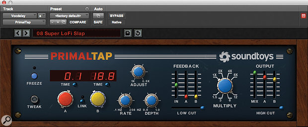 Numerous effects were applied to Paul’s excellent lead vocals including SoundToys' Primal Tap.