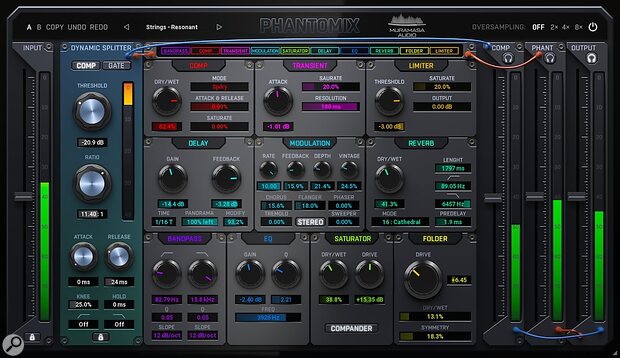 Muramasa Audio Phantomix dynamic split audio processing effects plug-in