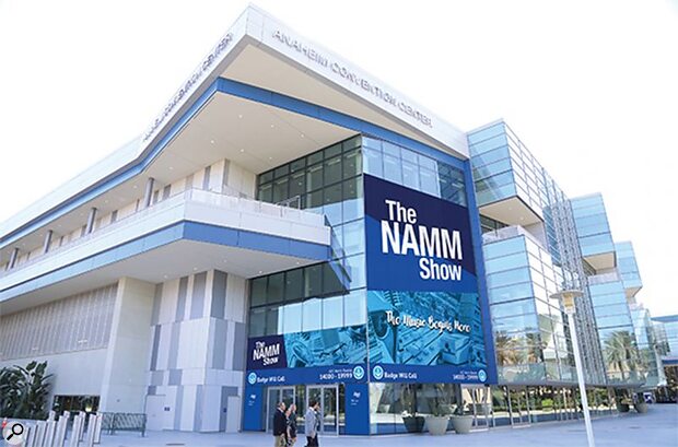 NAMM Show 2019 Anaheim Convention Centre exterior view.