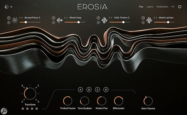 Native Instruments Erosia cinematic sound design composition sample library virtual instrument