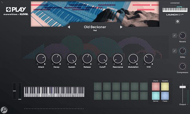 Novation Launchkey Play GUI