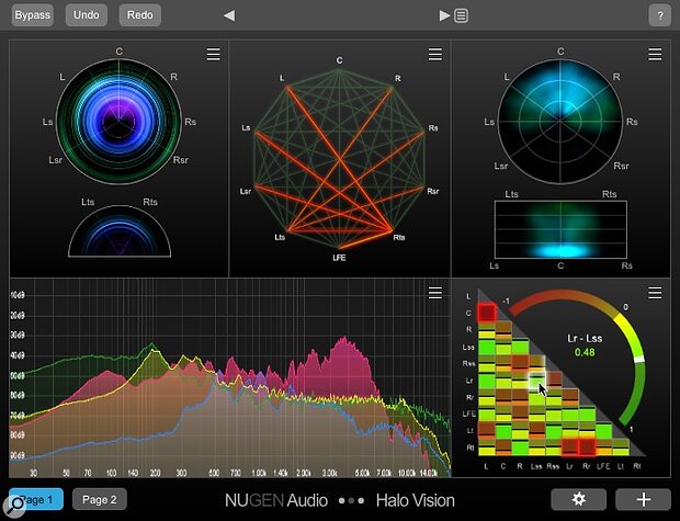 NUGEN Audio Halo Vision GUI