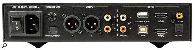 The DAC‑9X features a range of analogue and digital input options, including up to 24‑bit 384kHz PCM support over USB, but lacks direct support for some common professional formats such as AES3.
