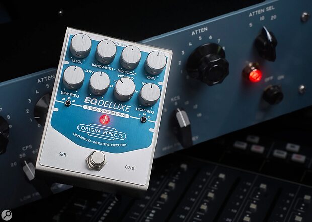 Origin Effects EQDeluxe Pultec EQP-1A guitar bass EQ effects pedal