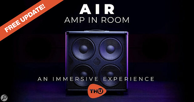 Overloud THU AIR amp simulation emulation plug-in Amp In Room technology