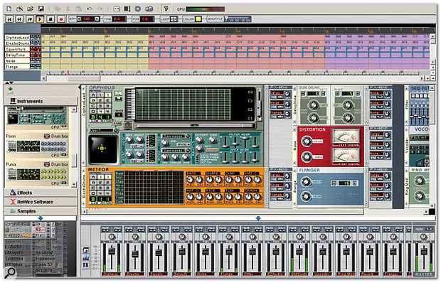 If you want the kind of self-contained music-making environment that many musicians find far simpler to comprehend than a traditional MIDI + Audio sequencer application, a soft-synth studio workstation (such as Arturia's £130 Storm 3, shown here) may prove suitable.