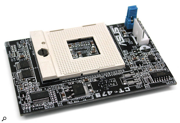 Selected Asus Socket 478 motherboard owners can now retrofit a Pentium M processor, courtesy of this CT479 CPU Upgrade Kit, for just £33.