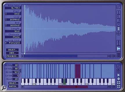 If you use the cursor tool in the waveform editor, and all four tools simultaneously in the keygroup mapper, editing in Mach Five becomes much more DP-like.