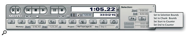 Using the 'Set to Selection Bounds' command in the Control Panel's Selection pane, pitch information from audio tracks can be quickly copied over to MIDI tracks.