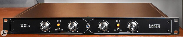 Pope Audio BAX 2020R  Dual-channel Baxandall EQ