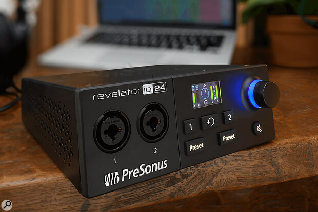 PreSonus Revelator io24 audio interface.